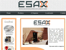Tablet Screenshot of esax.com.br